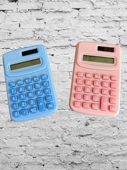 Calculator pink or blue